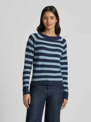 Sweter o kroju regular fit z prążkowanymi ściągaczami model ‘DOFFY’ Vero Moda