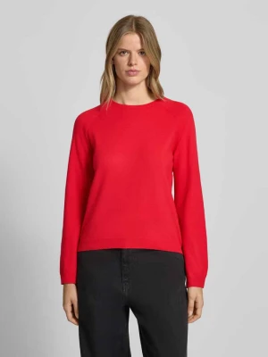 Sweter o kroju regular fit z raglanowymi rękawami model ‘BREE’ Pieces