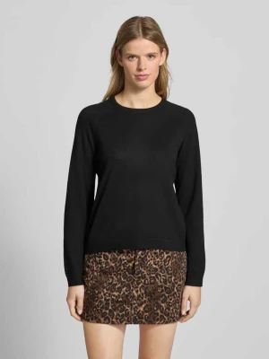 Sweter o kroju regular fit z raglanowymi rękawami model ‘BREE’ Pieces