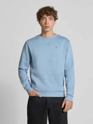 Sweter o kroju regular fit z wyhaftowanym logo model ‘Premium’ G-Star Raw