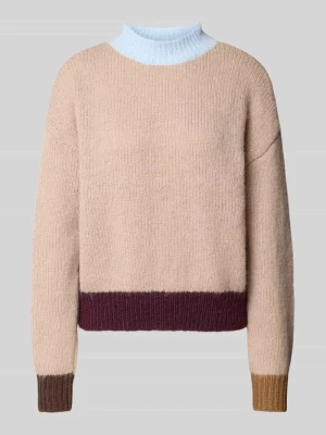 Sweter o kroju relaxed fit z blokowym łączeniem kolorów Only
