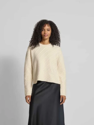 Sweter o kroju relaxed fit z czystej wełny Joseph Écru