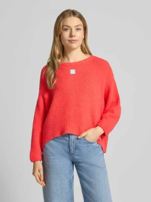 Sweter o kroju relaxed fit z dodatkiem alpaki model 'East' American vintage