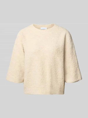 Sweter o kroju relaxed fit z dodatkiem wełny lana Rich & Royal