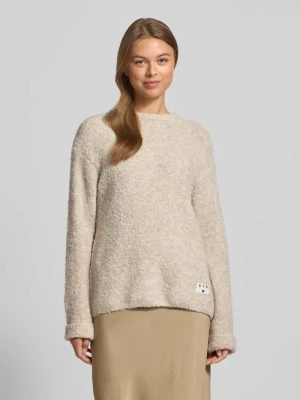 Sweter o kroju relaxed fit z dodatkiem wełny model ‘Larisa’ Ichi