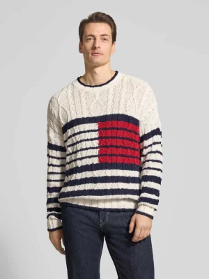 Sweter o kroju relaxed fit z dzianiny z czystej bawełny Tommy Hilfiger