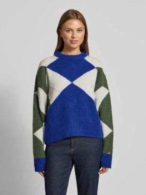 Sweter o kroju relaxed fit z dzianiny z mieszanki wełny z alpaki Tommy Hilfiger