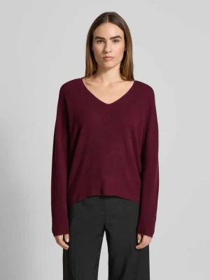Zdjęcie produktu Sweter o kroju relaxed fit z imitacji dzianiny z mieszanki wiskozy Oui