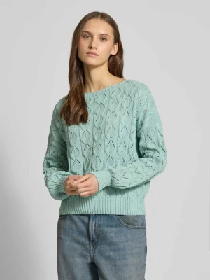 Sweter o kroju relaxed fit z mieszanki bawełny model ‘BRYNN’ Only