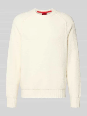 Sweter o kroju relaxed fit z mieszanki bawełny model ‘SAN CHRISTOPHER’ HUGO