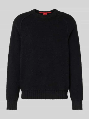 Sweter o kroju relaxed fit z mieszanki bawełny model ‘SAN CHRISTOPHER’ HUGO