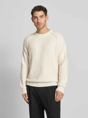 Sweter o kroju relaxed fit z mieszanki bawełny model ‘SAN CHRISTOPHER’ HUGO
