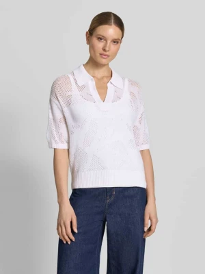 Sweter o kroju relaxed fit z mieszanki wełny Escorial z domieszką kaszmiru HERZENS