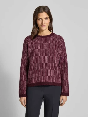 Sweter o kroju relaxed fit z mieszanki wełny z dodatkiem wełny z alpaki model ‘FALVA’ Selected Femme