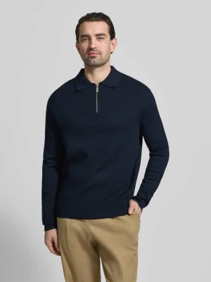 Sweter o kroju relaxed fit z mieszanki wiskozy Model 'TELLER' Selected Niebieski