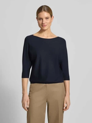 Sweter o kroju relaxed fit z mieszanki wiskozy w dzianinowym wyglądzie comma