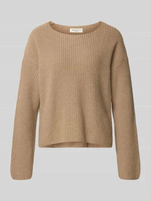 Sweter o kroju relaxed fit z mieszanki żywej wełny Marc O'Polo