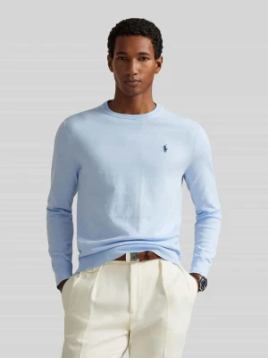 Sweter o kroju slim fit z czystej bawełny Polo Ralph Lauren