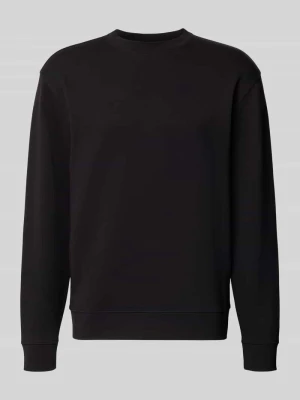 sweter o kroju slim fit z czystej bawełny 'TOM' Selected Czarny
