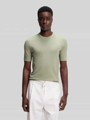 Sweter o kroju slim fit z drobnego splotu HUGO