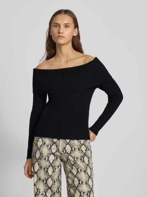 Sweter o kroju slim fit z dzianiny z mieszanki wiskozy model ‘KATIA’ Only