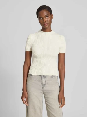 Sweter o kroju slim fit z mieszanki wiskozy model ‘SARPHAPILK’ HUGO