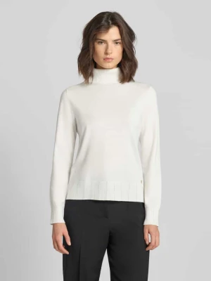 Sweter o kroju slim fit z wiskozy s.Oliver BLACK LABEL