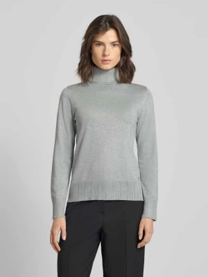 Sweter o kroju slim fit z wiskozy s.Oliver BLACK LABEL