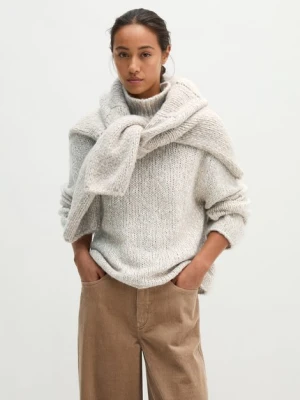 Sweter o luźnym kroju Marc O'Polo hnědá