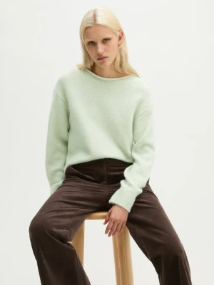 Sweter o luźnym kroju Marc O'Polo modrá