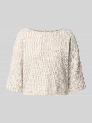 Sweter o luźnym kroju z domieszką bawełny model 'Sassoni' Opus