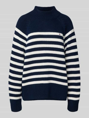Sweter o luźnym kroju z dzianiny z czystej bawełny Tommy Hilfiger