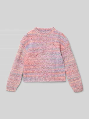 Sweter o luźnym kroju z dzianiny z dodatkiem wełny s.Oliver RED LABEL