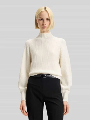 Sweter o luźnym kroju z mieszanki wełny z domieszką kaszmiru model ‘SORELLASIO’ HUGO