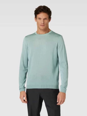 Sweter o normalnym kroju w jednolitym kolorze maerz muenchen