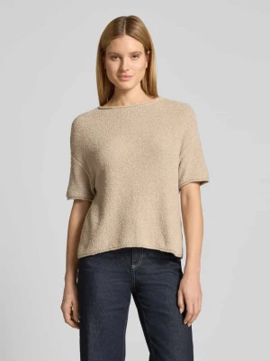 Sweter o pudełkowym kroju z mieszanki bawełny i froty Marc O'Polo