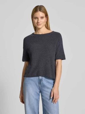 Sweter o pudełkowym kroju z mieszanki bawełny i froty Marc O'Polo