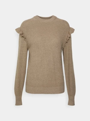 Sweter Object jasnoszary melanż