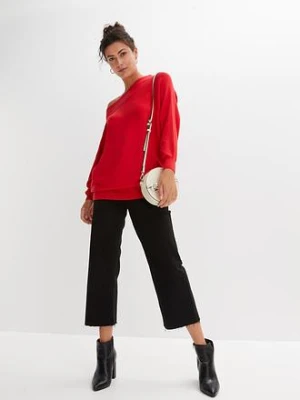 Sweter off-shoulder bonprix