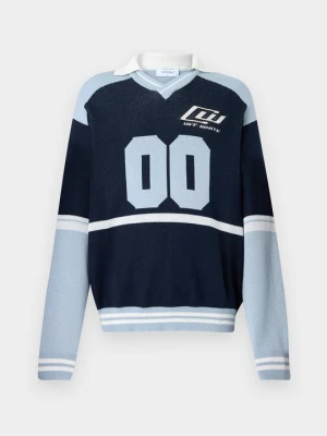 Sweter Off White niebieski