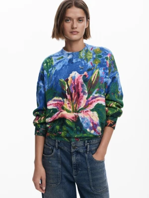 Sweter ogród Desigual