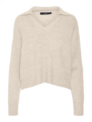 Vero Moda Sweter "Olina" w kolorze kremowym rozmiar: XL