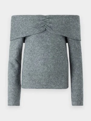 Sweter Only jasnoszary melanż