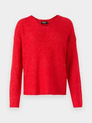 Sweter Only ciemnoczerwony
