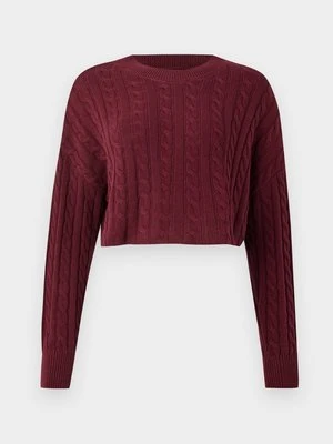 Sweter Only ciemnoczerwony