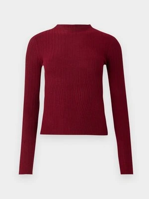 Sweter Only ciemnoczerwony