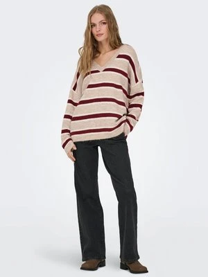 Sweter Only beżowy
