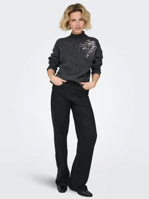 Sweter Only ciemnoszary