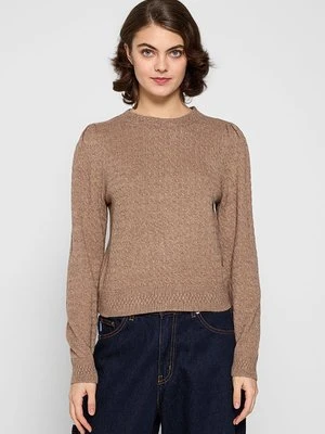 Sweter Only brązowy
