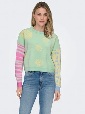 Sweter Only jasnozielony